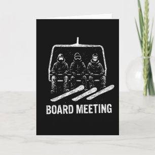Snowboard-Board-Besprechung Ski-Lift Skifahrer Win Karte