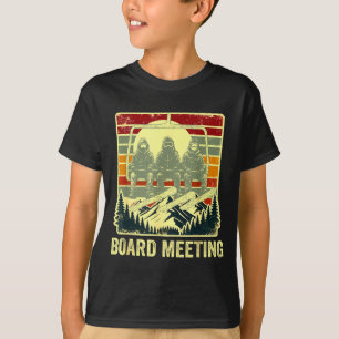 Snowboard-Board-Besprechung Ski-Lift Skifahrer Win T-Shirt