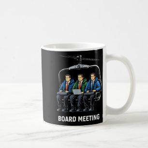 Snowboard-Board-Meeting-Skilift-Skifahrer-Winter Kaffeetasse
