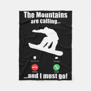 Snowboard Cool Retro Boarder Grafik Snowboarden Fleecedecke