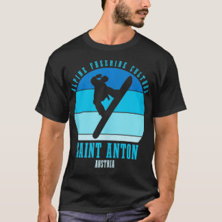 Snowboard Culture St Anton Austria T-Shirt