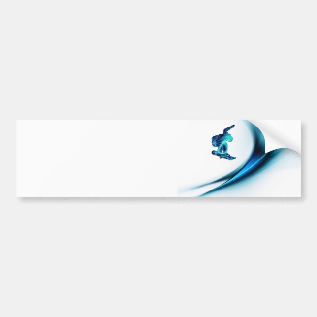 Snowboard-Design-Autoaufkleber Autoaufkleber (Vorne)