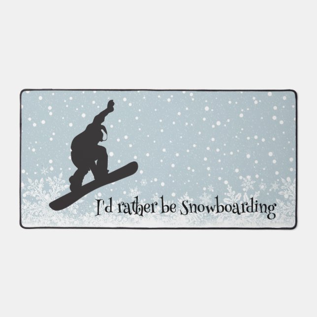 Snowboard Design Desk Mat (Recto)