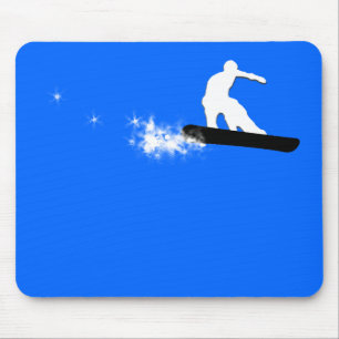 Snowboard. einfach. mousepad
