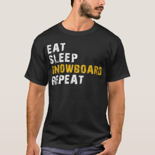Snowboard essen T-Shirt