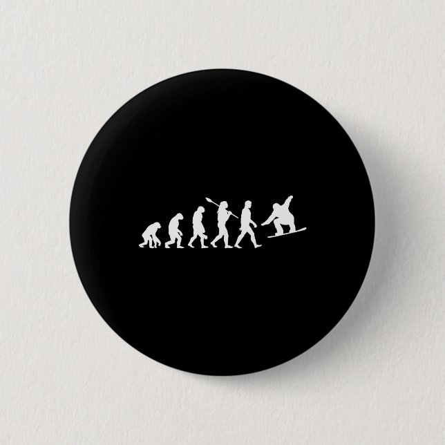 Snowboard-Evolution Button (Vorderseite)