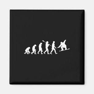 Snowboard-Evolution Magnet