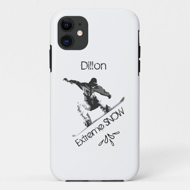 Snowboard Extreme Sports Case-Mate iPhone Hülle (Rückseite)