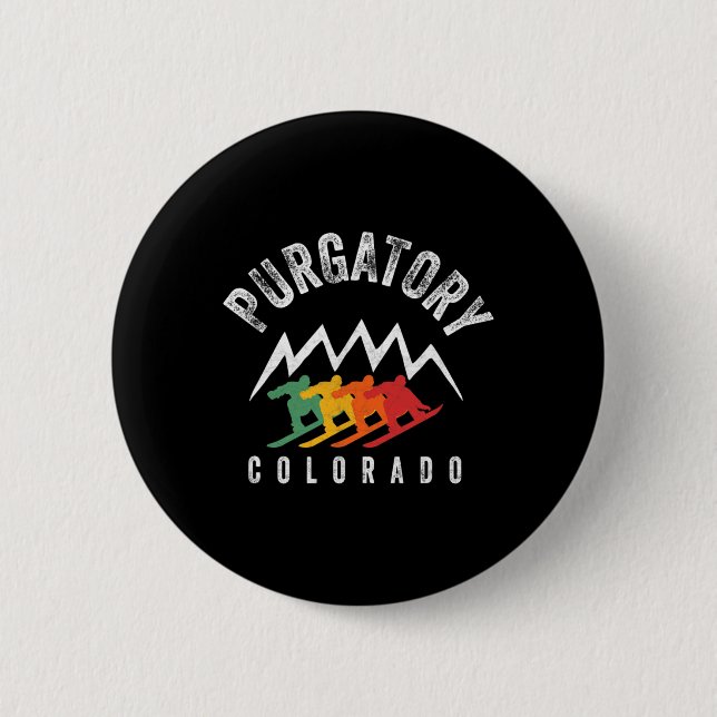 Snowboard-Feed Co Rerto Snowboarden Colorado Button (Vorderseite)