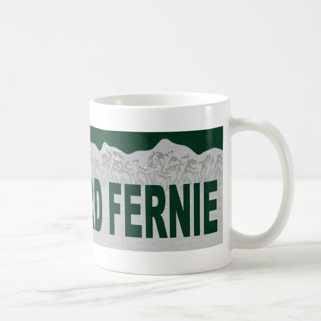 Snowboard Fernie Kaffeetasse (Rechts)