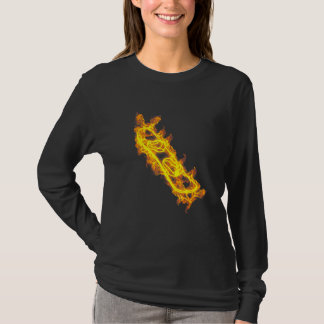 Snowboard-Feuergewehrfahrzeug Snowboard Flaming Sn T-Shirt
