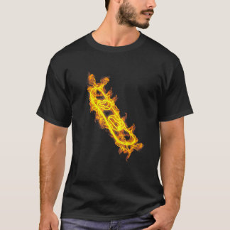 Snowboard-Feuergewehrfahrzeug Snowboard Flaming Sn T-Shirt