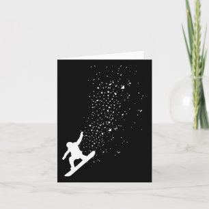 Snowboard Freestyle Snowboarder-Geschenk Karte