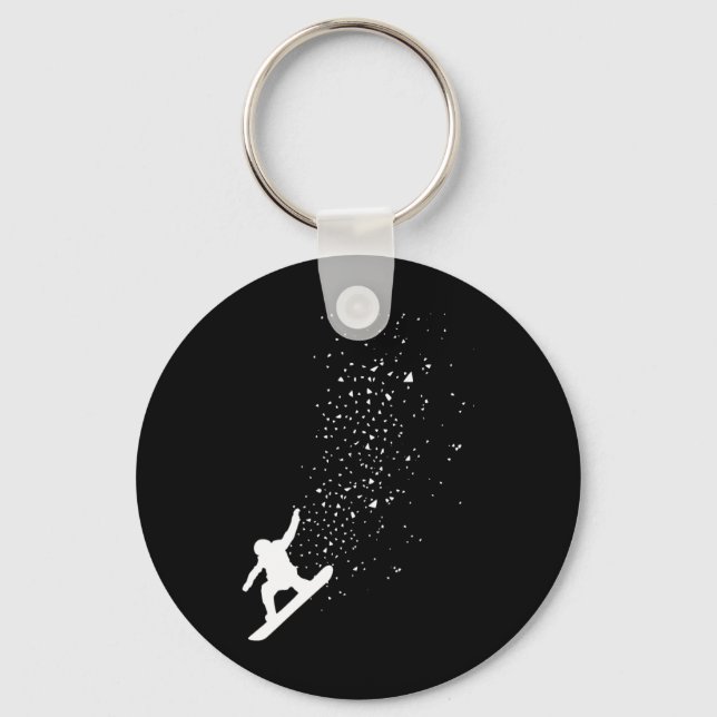 Snowboard Freestyle Snowboarder-Geschenk Schlüsselanhänger (Vorderseite)