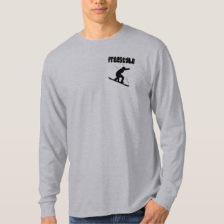 Snowboard-Freistil-Abzeichen-T - Shirt