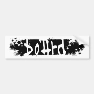 Snowboard. gekratzt. autoaufkleber