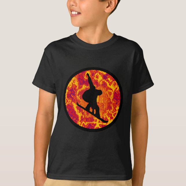 Snowboard geschürte Soule T-Shirt (Vorderseite)