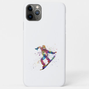 Snowboard in Aquarell Case-Mate iPhone Hülle