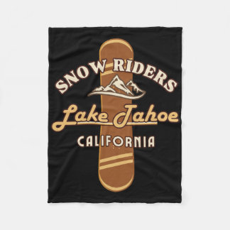 Snowboard Lake Tahoe California Snowboarding Winde Fleecedecke