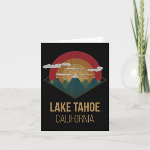 Snowboard Lake Tahoe California Winter Mountain Gi Karte