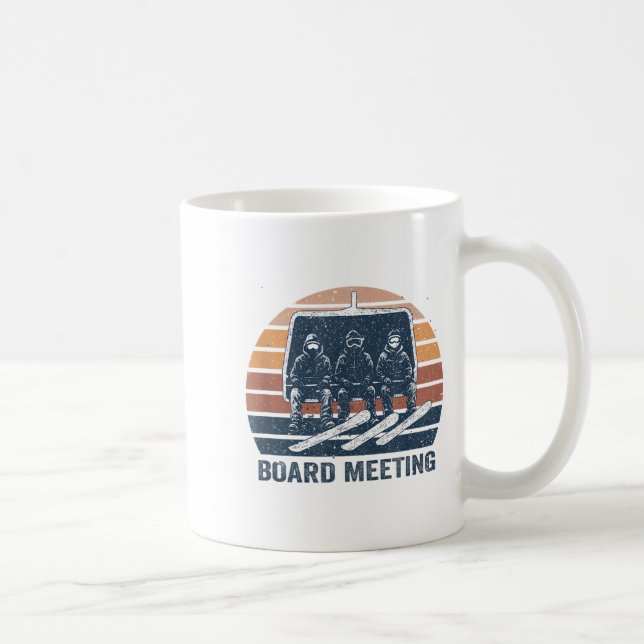 Snowboard Meeting Snowboarding Vacation Skiing  Kaffeetasse (Rechts)