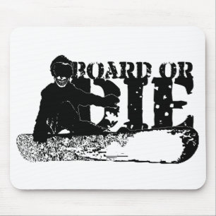 Snowboard oder die mousepad