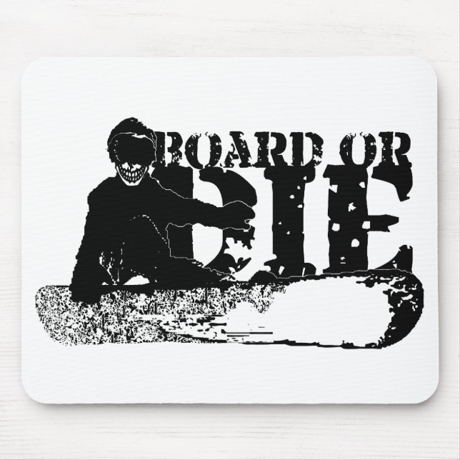 Snowboard oder die mousepad (Vorne)