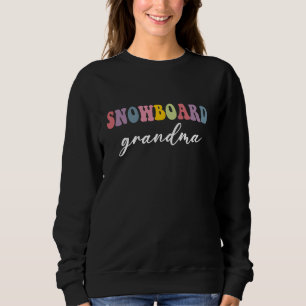 Snowboard-Oma Snowboarderin Stylisch Sport Oma G Sweatshirt