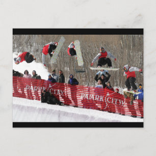 Snowboard Postcard Postkarte