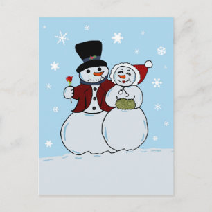 Snowboard Postkarte