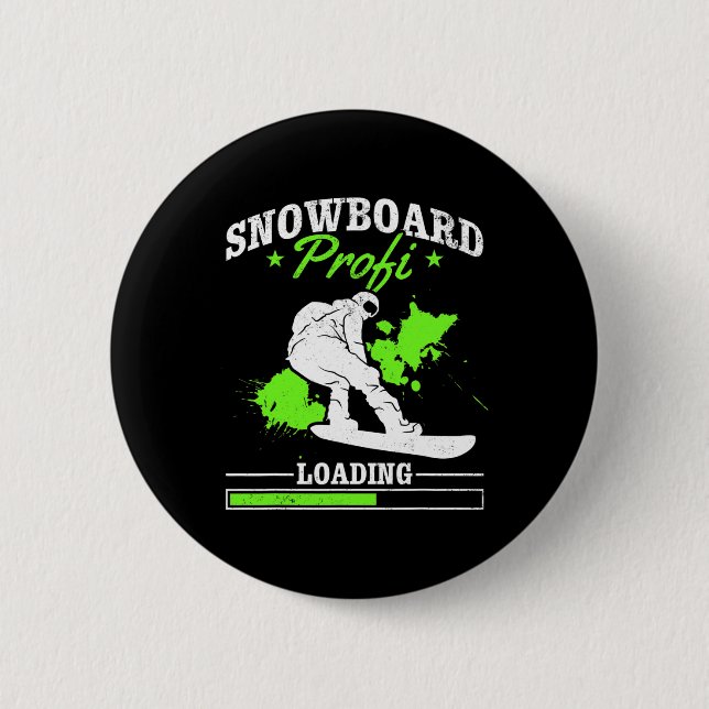 Snowboard Profi Loading I Freestyle Snowboard Schn Button (Vorderseite)