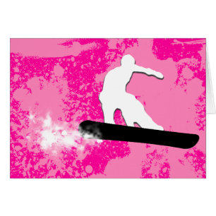 Snowboard. Pulverschnee.