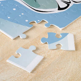 Snowboard-Puzzle mit GIF-Box