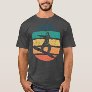 Snowboard Retro Vintag Cool Snowboarden Winter S T-Shirt