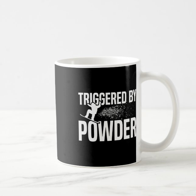 Snowboard-Snowboard, ausgelöst durch Pulver 1 Kaffeetasse (Rechts)