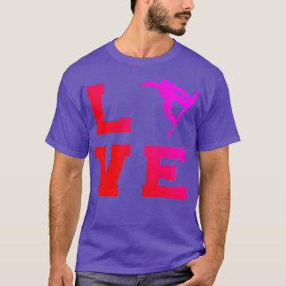 Snowboard-Snowboard für Damen - Herren Snowboarden T-Shirt