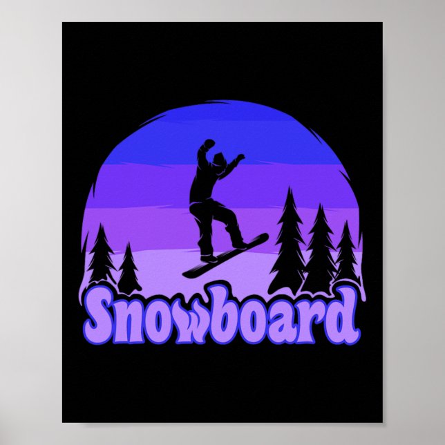 Snowboard Snowboard Snowboarder 1 Poster (Vorne)
