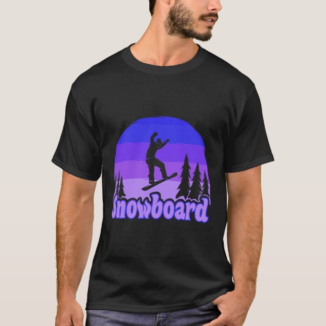 Snowboard Snowboard Snowboarder 1 T-Shirt (Vorderseite)