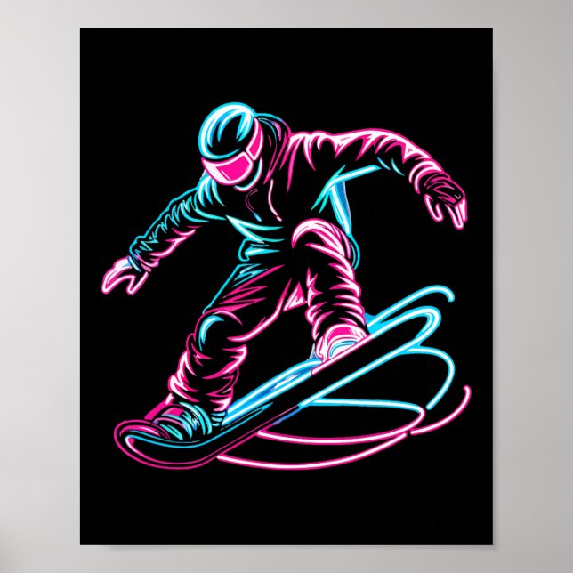 Snowboard Snowboard Snowboarder 3 Poster (Vorne)