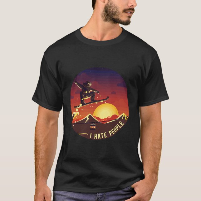 Snowboard Snowboard T-Shirt (Vorderseite)
