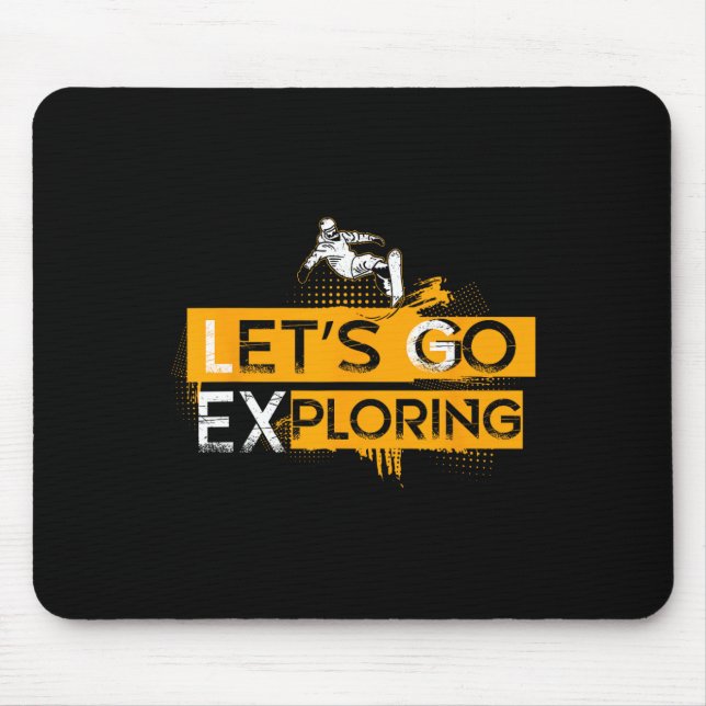 Snowboard-Snowboard Vintag 16 Mousepad (Vorne)