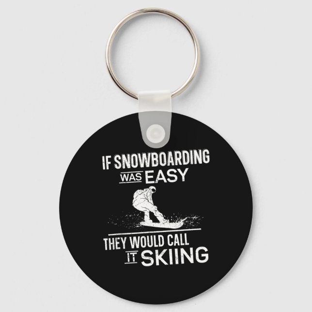 Snowboard Snowboard Vintag 3 Schlüsselanhänger (Vorderseite)
