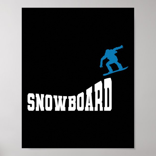 Snowboard Snowboard Vintag Retro Snowboard 2 Poster (Vorne)