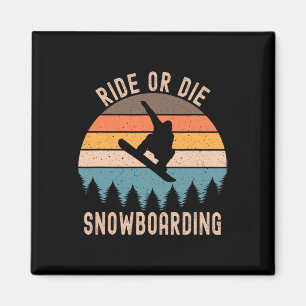 Snowboard-Snowboarde für Mens Ride oder Die Magnet