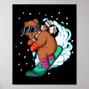 Snowboard Snowboarden Poster