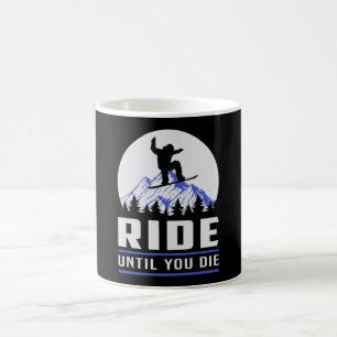 Snowboard Snowboarden Snowboarder Funny Geschenk Kaffeetasse