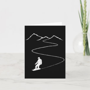 Snowboard Snowboarden Wintersport Karte