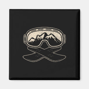 Snowboard Snowboarder Snowboarden Freestyle Mount Magnet