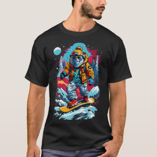 Snowboard spielen T-Shirt