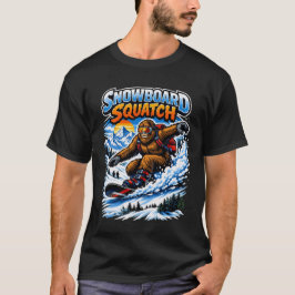 Snowboard Squatch – Funny Bigfoot Snowboarding  T-Shirt